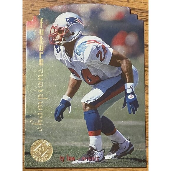 NFL Other - Ty Law 1995 UD SP Championship Die-Cut Rookie Card #30 Patriots RC HOF